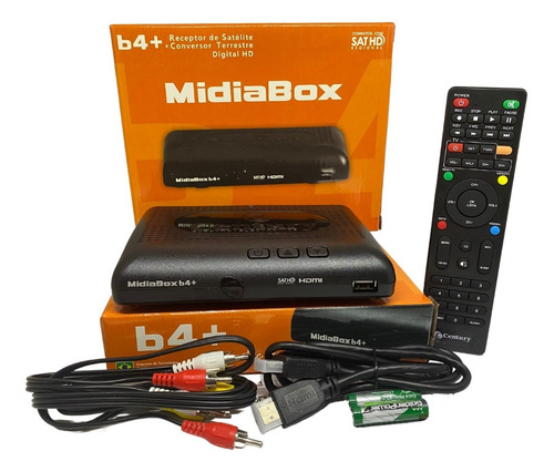 Imagem 1 de 6 de Receptor E Conversor Midia Box Century Midiabox B4 Regional