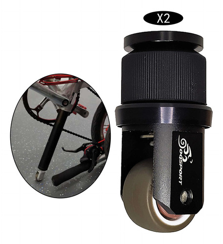 Rodillo Auxiliar De 2 Piezas Para Accesorios De Bicicleta