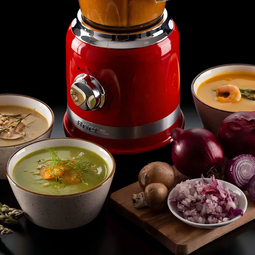 Liquidificador Ariete Moderna Copo Vidro 1,5l Vermelho 220v