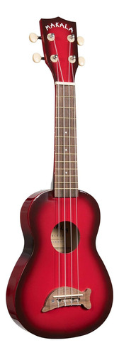 Ma Mk-sd/rdburst Dolphin Bridge Red Burst Ukelele Sopra...