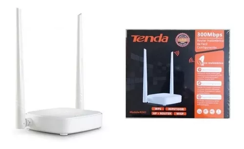 Router N301 Repetidor Tenda 300mbps 2 Antenas Wifi Inalambri - $ 318.99