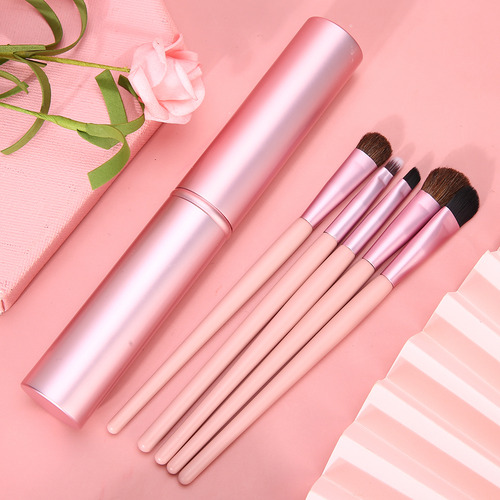 Pincel Cosmético Portátil Para Sombras De Ojos Profesionales