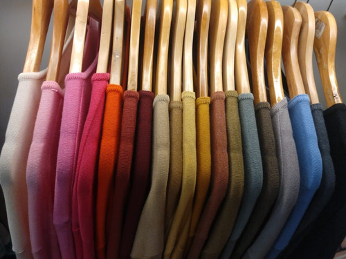 10 Remera Básica Manga Larga Mujer + 1 Sweater Basico Liso