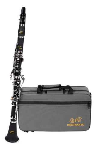 Clarinete Sib 17 Chaves Dominante Niquel Corpo Abs