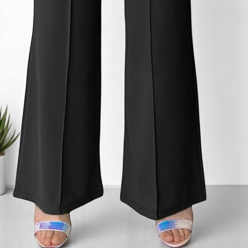 Pantalón Vestir Dama Moda Casual Elegante Con Cinto