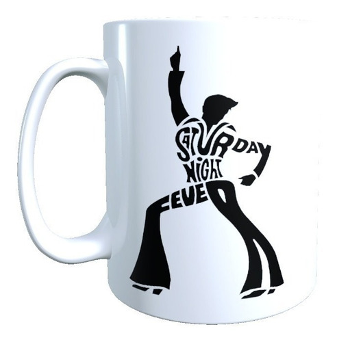 Taza Diseño John Travolta Fiebre Sabado Por La Noche