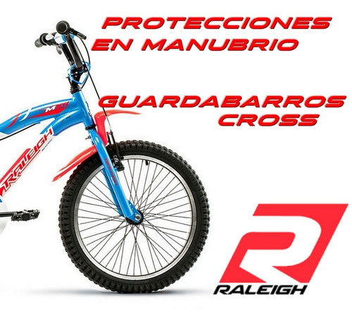 Imagen 2 de 5 de Bicicleta Para Chico Raleigh Rod 20 Ruedas Anchas Aluminio