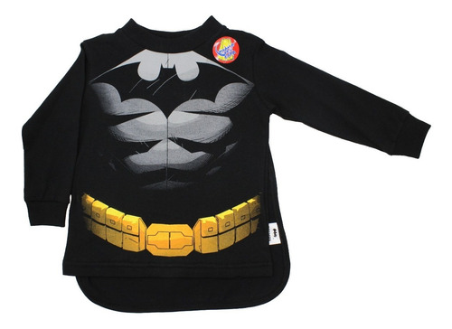 Pijama Batman Músculos 3 Pzs Sudadera Pants Capa Disfraz