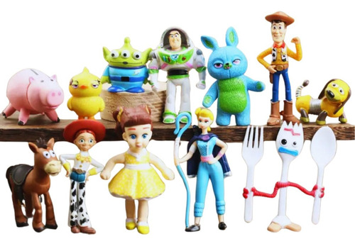 Mini Figura De Acción 12 Personajes De Toy Story 4