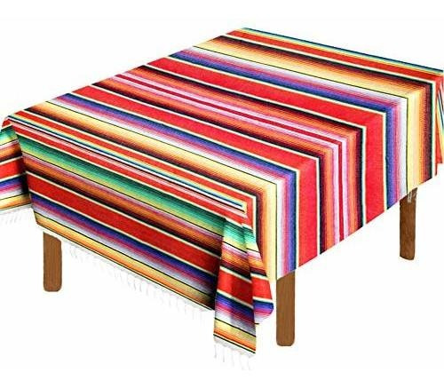 Fowecelt Mexican Serape Table Runner 14 X 84 Inch For 7hqzw