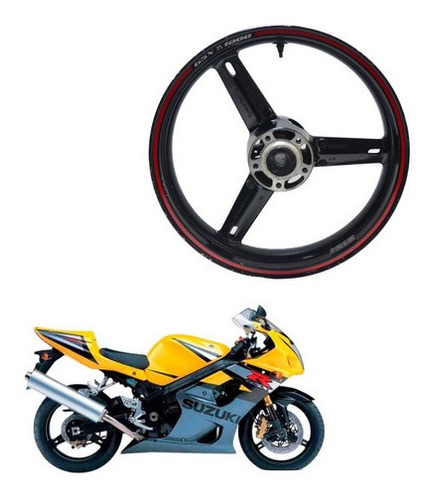 Rueda Delantera Suzuki Gsxr 1000 2002/2005 Usad #05 Mk Motos