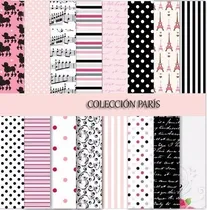 Comprar Kit Imprimible Paris Papeles  35  Fondos