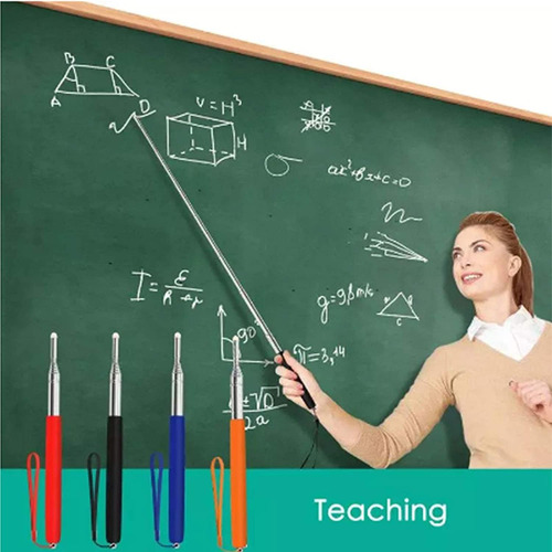 Puntero Telescópico Con Cordón Manual Para Profesor, 4 Unida