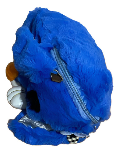 Bolsa Bandolera De Conejo Con Zanahoria Y Moño Afelpada Niña Azul