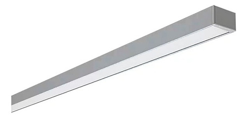 Barra De Led 24w 120cm Super Elegante Discreta Y Accesorios Color Luz Blanca Fria 6500k