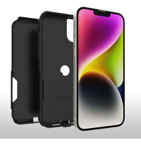 Funda Para iPhone 14 Plus Negro Delgado Dual-layer Defense