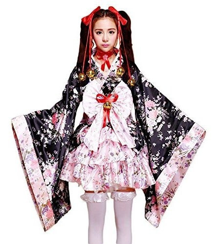 Vestido De Traje De Cosplay Lolita Vsvo Animado De Halloween