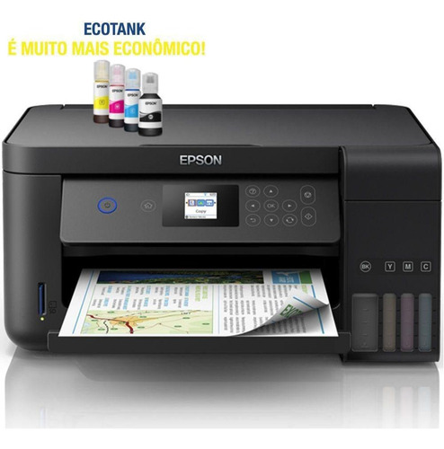 Imagem 2 de 6 de Multifuncional Epson L4160 Ecotank Wifi Até 7.500 Cópias