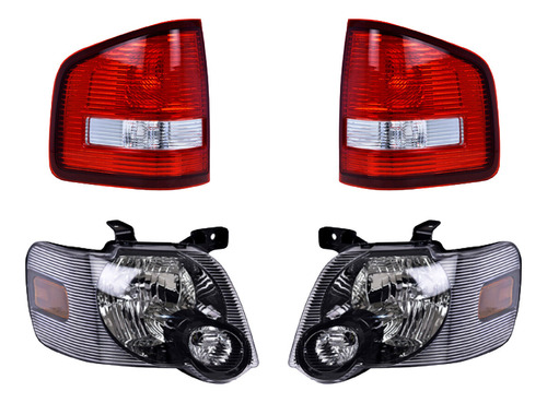 Set Calaveras + Faros Depo Explorer Sport Trac 2006-2010