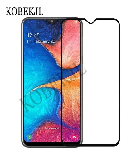 Vidrio Templado Ceramica Para Samsung A20 Full Cover 