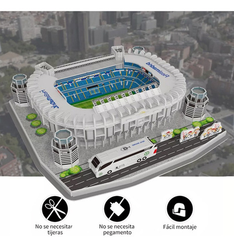 39%off Puzzle 3d Estadio Santiago Bernabeu Real Madrid