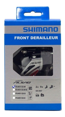 Descarrilador Delantero Shimano Alivio Fd-m3120-m Abrazadera