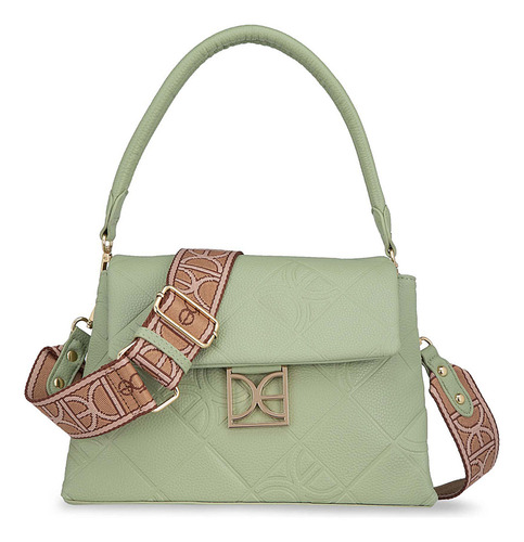 Bolsa Satchel Cloe Tamoli Ii Mediano Color Verde