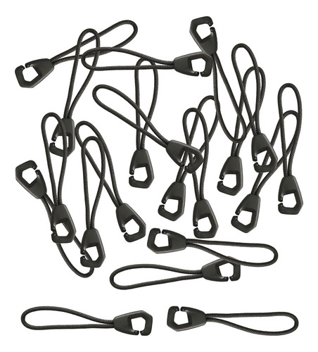 50 Piezas Sport Zipper Pulls Cord Zip Puller Slider