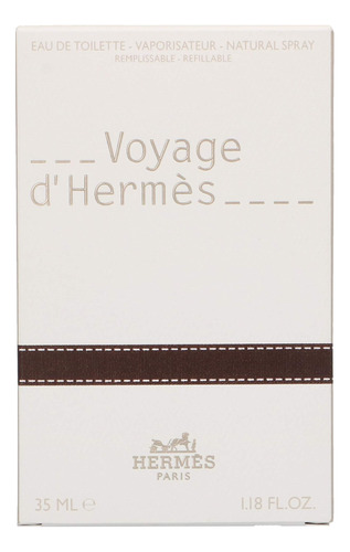 Eau De Toilette Hermes Voyage D'hermes Refillab, 35 Ml