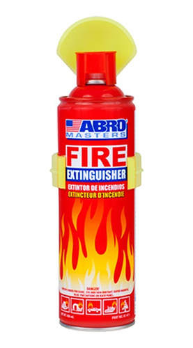 Matafuego Aerosol  Extinguidor 500gr Con Soporte Abro