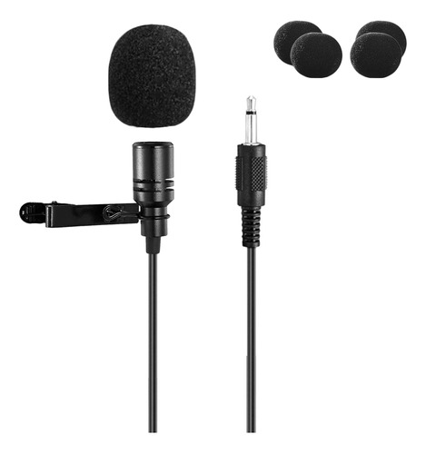 Microfono Solapa Para Amplificador Voz 0.138 In Cable 4 Mini