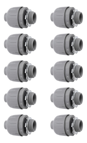 A Conexão De Conduíte Elétrico: 10 Unidades, Conector