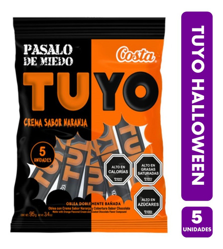 Tuyo Especial Halloween De Costa (bolsa Con 5 Unidades)