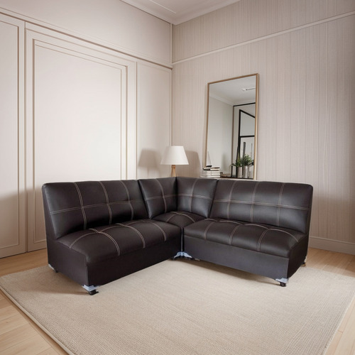 Sala Modular Modelo Italia 2 2 E - Chocolate Këssa Muebles