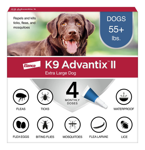 K9 Advantix Ii - Prevencion De Pulgas Y Garrapatas Para Perr