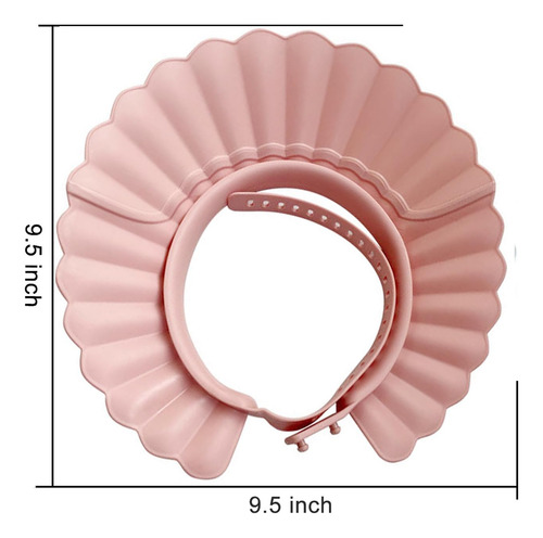 Gorro De Baño Suave Ajustable Niños Loto Rosa Color Nombre Del Diseño