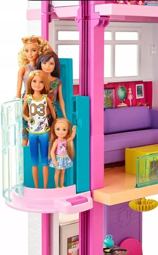 Casa Dos Sonhos Da Barbie Com Elevador E Acessórios - Mattel