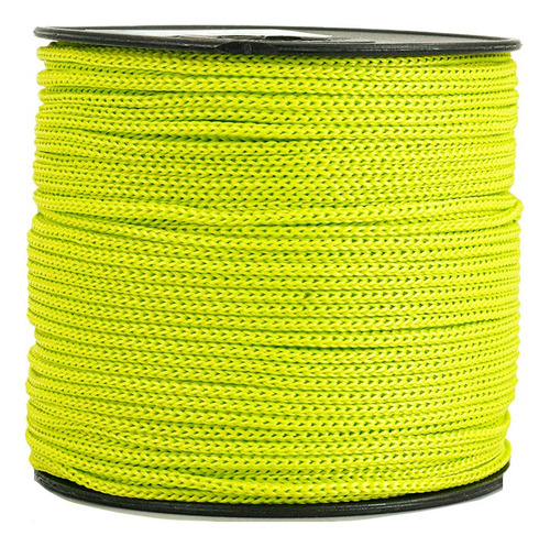 Cordón Cola De Rata Gruesa De Polipropileno 3mm A172 X100m Verde Manzana