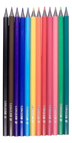 Lápis De Cores Vivas 12 Cores Atacado