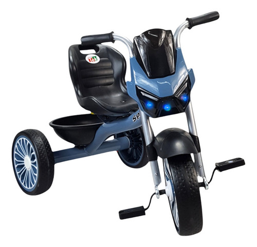 Triciclo Para Niños Diseño Mazinger Con Luz Y Sonido Color Azul