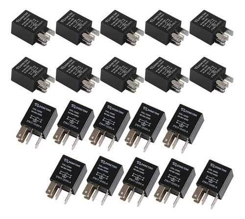Relevador Cc 12v 20a / 30a Zt606- Para Auto Y Camión 20 Pzs.