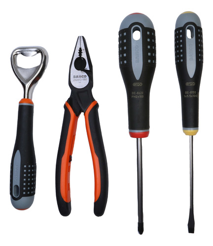Set Destornillador Ergo + Alicate Universal Ergo 3 Pzas.