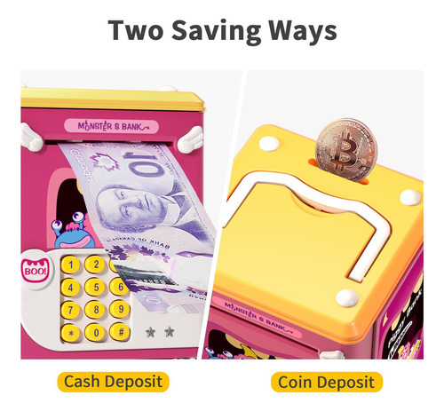 Deejoy Hucha Para Niños? Mini Cajero Automático Electróni