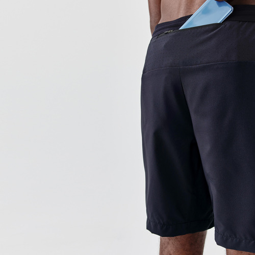 Short De Running Dry+ - Hombre - Negro - Transpirable Kiprun