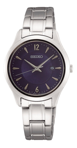 Relógio Masculino  Seiko Azul Quartzo Sur419p1