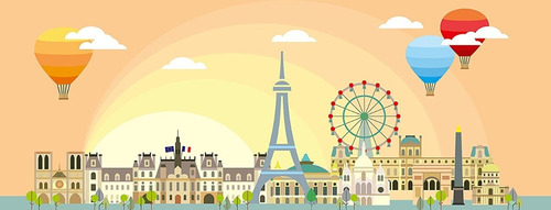 Viaje En París Rompecabeza Panoramico Ravensburger 1000 Pzas