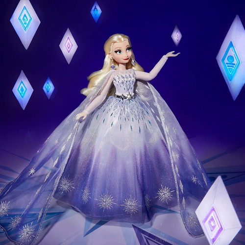 Muñeca Elsa Frozen Ii Disney Style Series Deluxe Hasbro (Usado)