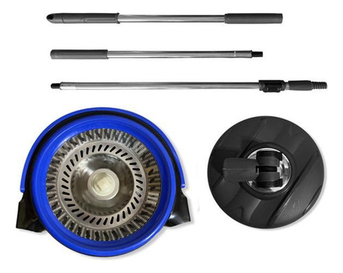 Kit Reposição Mop Pro 360 - Cabo 1,60m + Centrifuga