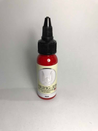 Tinta Color Para Tatuar Red (rojo) - Viking Ink 1oz