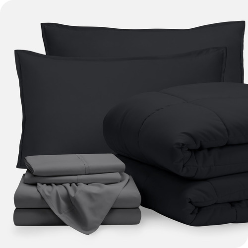 Juego De Cama Bare Home Bed-in-a-bag De 7 Piezas - Full Xl